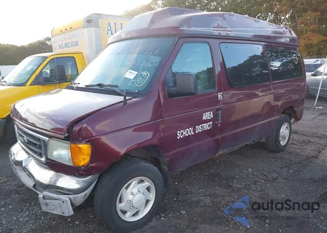 2004 Ford E-250 Recreational из США, поврежденный, VIN 1FDNE24L14HA46365